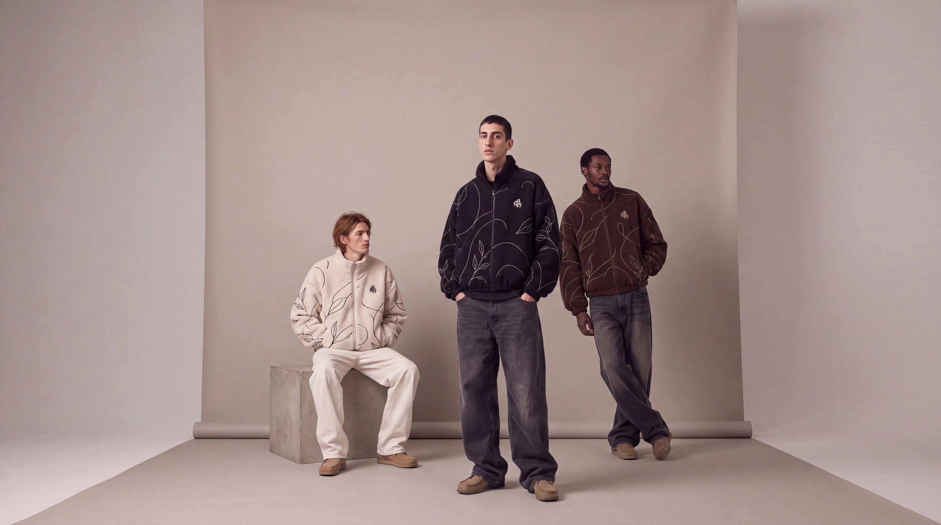Assis Clo Line Fleece campaign — men